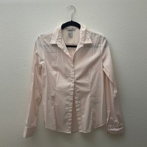 H&M pink collared shirt